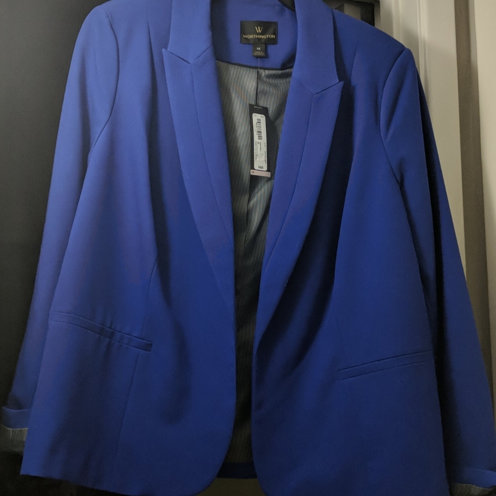 Purple dress blazer